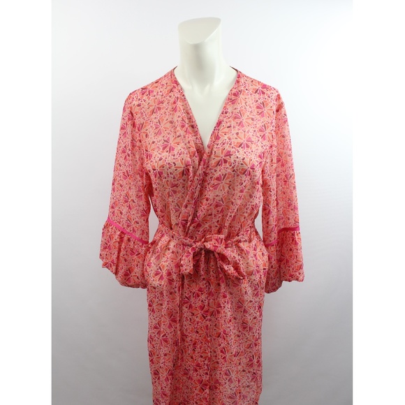 Oscar de la Renta Other - Oscar De La Renta Floral Pink Label Robe